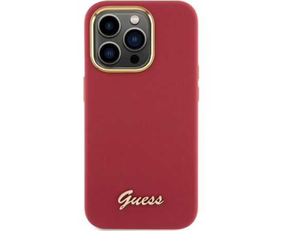 Guess GUHCP15LSMBSLM Aizmugurējais Apvalks Priekš Apple iPhone 15 Pro Neoriģinālie Maciņi