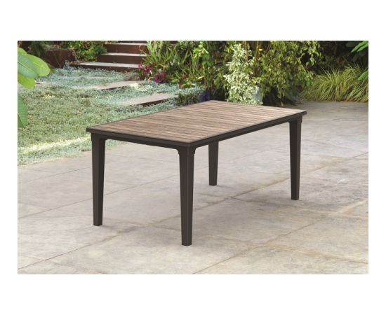 Keter Садовый стол Deco Futura серо-ореховый Новинки Для дома и сада 
