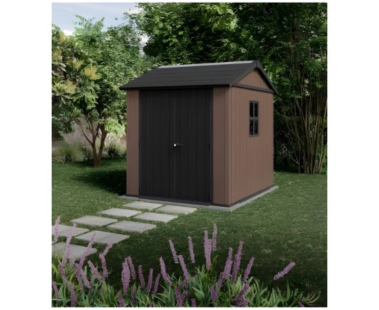 Keter Dārza šķūnis Newton Plus 7x7,5 brūns Dārza šķūņi  un uzglabāšana