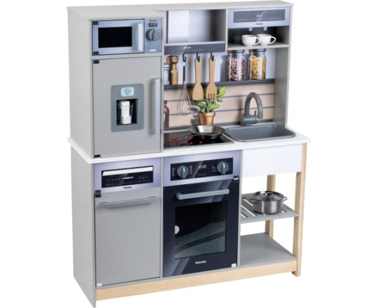Theo Klein Miele Family Wooden Kitchen, Play Kitchen Grey Новости - Детские товары