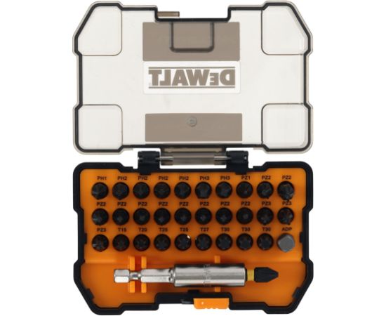 Skrūvgriežu uzgaļu komplekts DeWalt DT70901T; 32 gab. Аксессуары для дрелей
