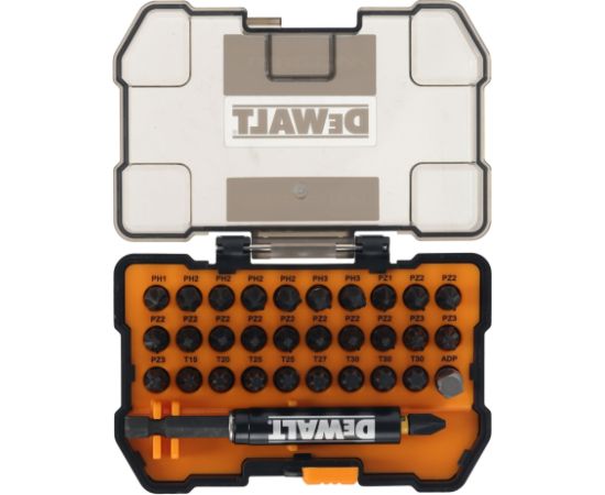 Skrūvgriežu uzgaļu komplekts DeWalt DT70900T; 32 gab. Аксессуары для дрелей