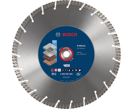 Dimanta griešanas disks Bosch 2608900665; 300 mm Различные диски