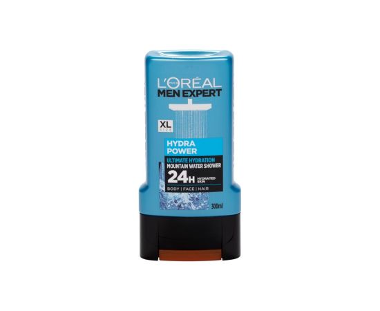 L'oreal Paris Men Expert / Hydra Power 300ml 24 H Dušas želejas ķermenim