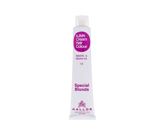 Kallos KJMN / Cream Hair Colour Keratin & Argan Oil 100ml Special Blonds Matu kopšana