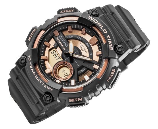 CASIO Gerton AEQ-110W-1A3VDF + BOX Rokas pulksteņi 