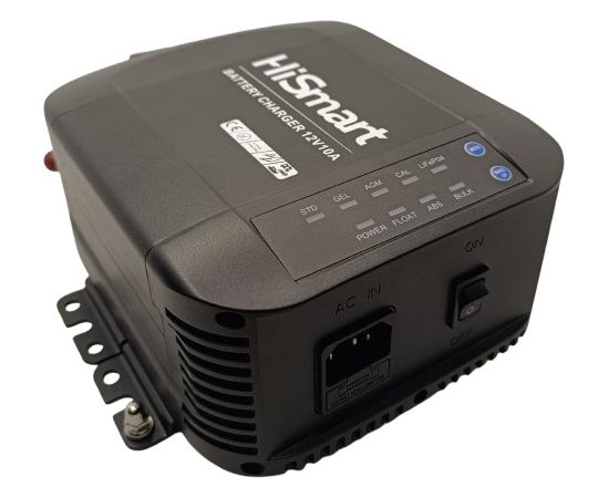 Lead Acid / LiFePO4 Smart Battery Charger 12V 10A UPS Nepārtrauktā barošana