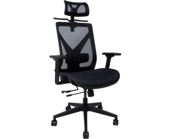 Darba krēsls MIKE melns siets Jaunumi -Dārzam