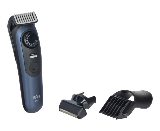 Braun Series 7 Beard Trimmer BT7520, Beard Trimmer Black/Blue Jaunumi - Skaistums