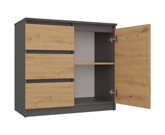 Top E Shop Topeshop 1D3S ANT/ART KPL chest of drawers Новинки Для дома и сада 