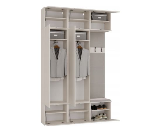 Top E Shop HAGA III 2SZ1W Cashmere Wardrobe Новинки Для дома и сада 