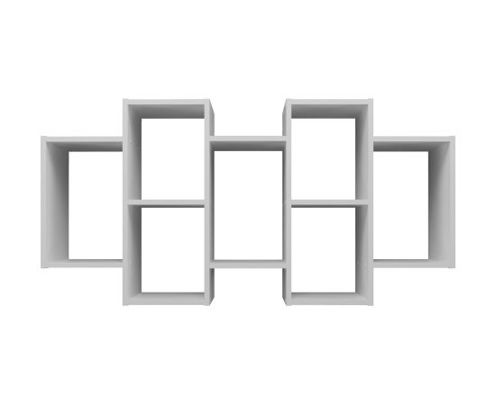 Top E Shop Wall-hung bookcase Bilbao 7.0 Wall Shelves White Новинки Для дома и сада 