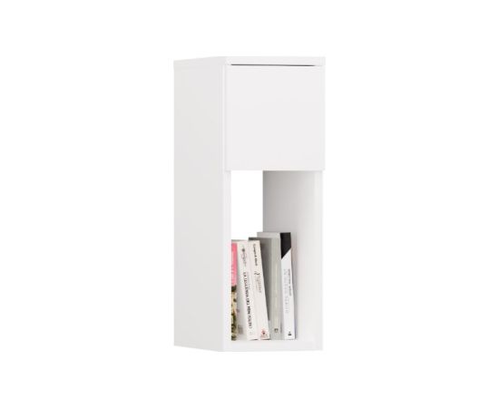Top E Shop GALAX 20/1S WHITE BEDSIDE TABLE Naktsskapīši