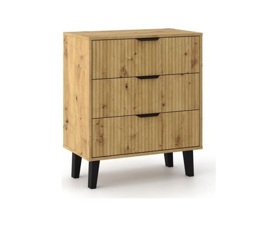 Top E Shop SCANDI 3S SLIM OAK ARTISAN CHEST OF DRAWERS Новинки Для дома и сада 