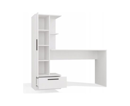 Top E Shop Cosmo Desk + Bookcase Set, White Jaunumi -Dārzam