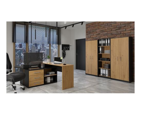 Top E Shop Topeshop OLIV 2D ANT/ART KPL office bookcase Jaunumi -Dārzam