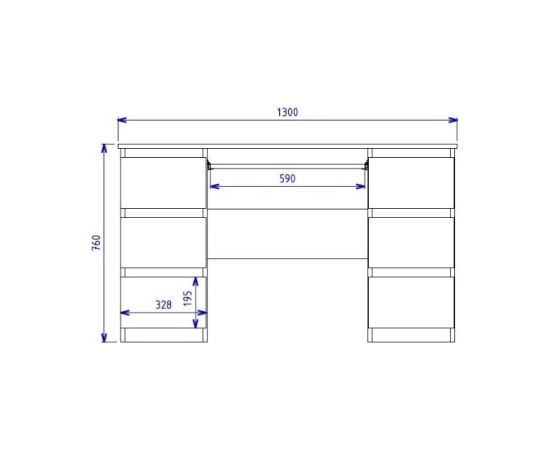 Top E Shop KUBA Desk Clay Jaunumi -Dārzam