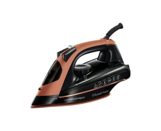 Russell Hobbs Copper Express Dry & Steam iron 2600 W Black, Copper Gludekļi un sistēmas