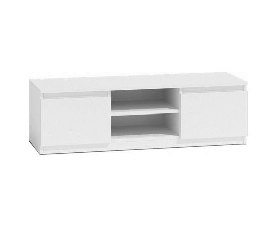 Top E Shop Topeshop RTV120 BIEL TV stand/entertainment centre 2 shelves Новинки Для дома и сада 