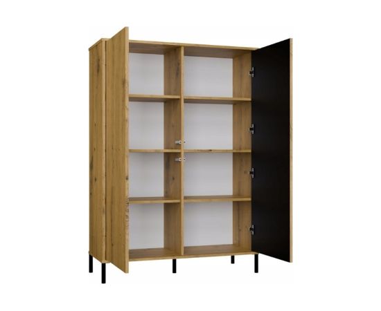 Top E Shop KAMARO 2DD SLIM/GŁ OAK ARTISAN DISPLAY CABINET Новинки Для дома и сада 