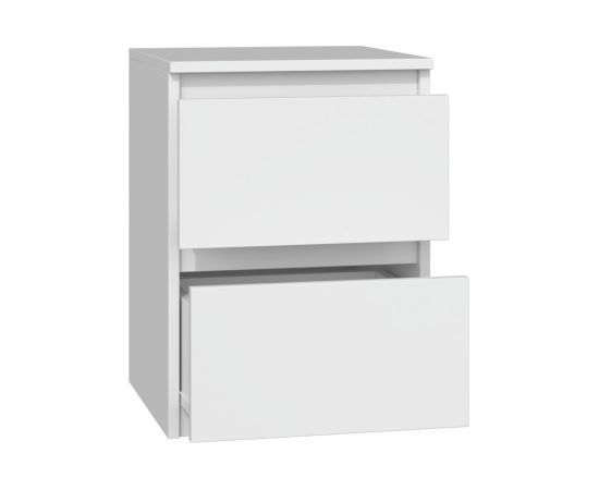 Top E Shop MALWA M2 WHITE BEDSIDE TABLE Naktsskapīši