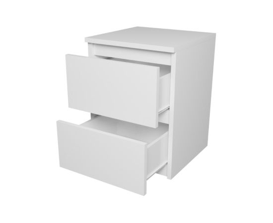 Top E Shop MALWA M2 WHITE BEDSIDE TABLE Naktsskapīši
