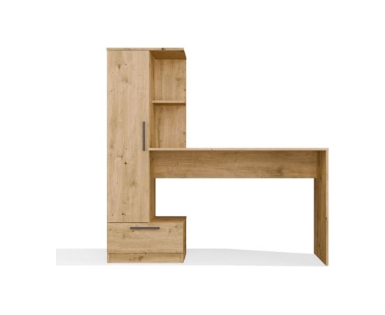 Top E Shop COSMO Oak Artisan Desk + Bookcase Set Новинки Для дома и сада 
