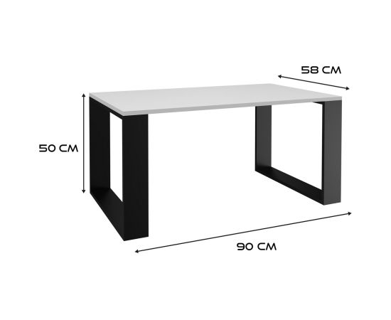 Top E Shop Topeshop MODERN BIEL CZ coffee/side/end table Coffee table Rectangular shape 2 leg(s) Jaunumi -Dārzam