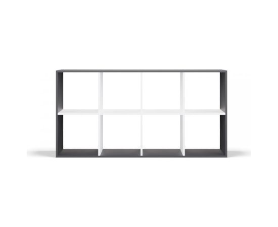 Top E Shop MALAX 2X4 SHELVING UNIT, ANTHRACITE/WHITE Jaunumi -Dārzam