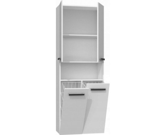 Top E Shop Topeshop NEL 2K DK BPOŁ bathroom storage cabinet White Новинки Для дома и сада 
