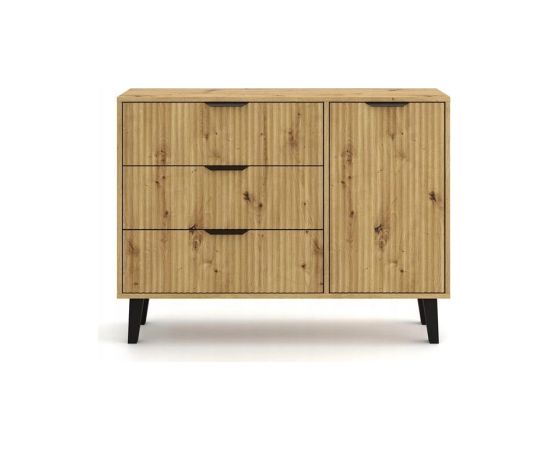 Top E Shop SCANDI 1D3S SLIM OAK ARTISAN CHEST OF DRAWERS Новинки Для дома и сада 
