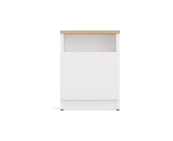 Top E Shop GALAX 30/1D WHITE/ARTISAN BEDSIDE TABLE Naktsskapīši