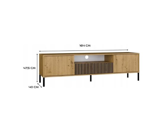 Top E Shop RTV KAMARO 160 SLIM/GŁ ARTISAN OAK Новинки Для дома и сада 
