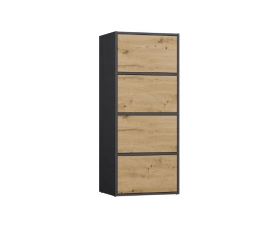 Top E Shop ALMA CHEST OF DRAWERS, ANTHRACITE/ARTISAN OAK Новинки Для дома и сада 