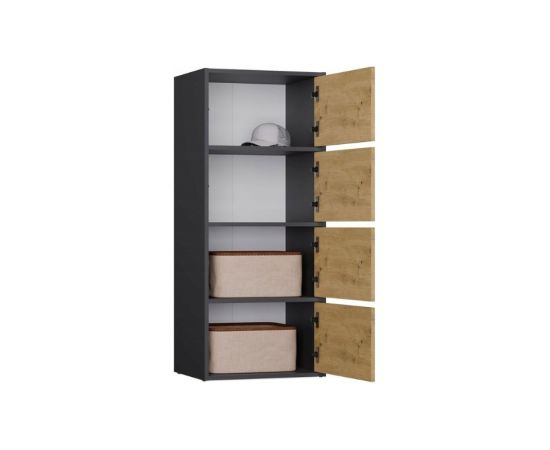 Top E Shop ALMA CHEST OF DRAWERS, ANTHRACITE/ARTISAN OAK Новинки Для дома и сада 