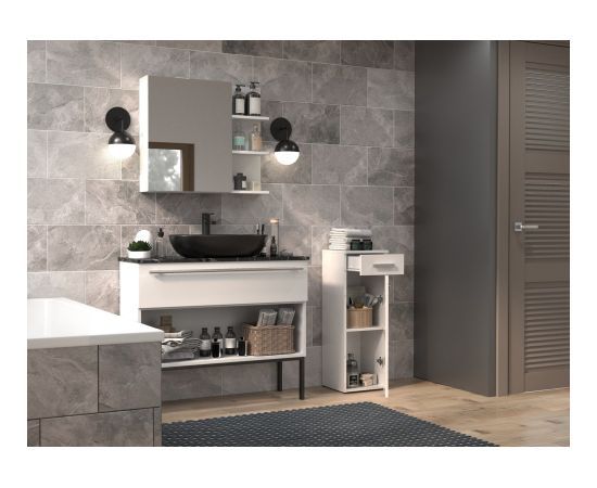 Top E Shop Topeshop NEL V DS BIEL POŁ bathroom storage cabinet White Новинки Для дома и сада 