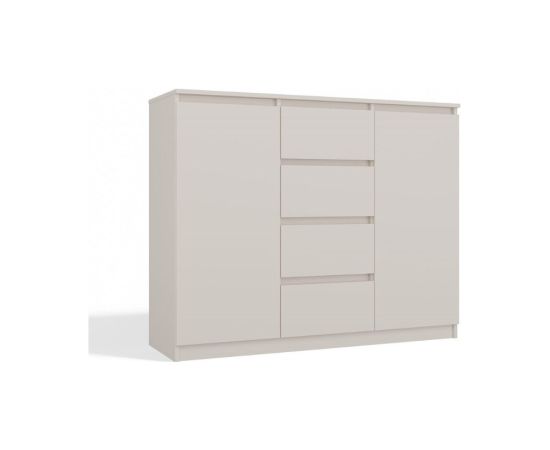 Top E Shop CHEST OF DRAWERS WITH 2 DOORS AND 4 DRAWERS, CASHMERE COLOUR Новинки Для дома и сада 