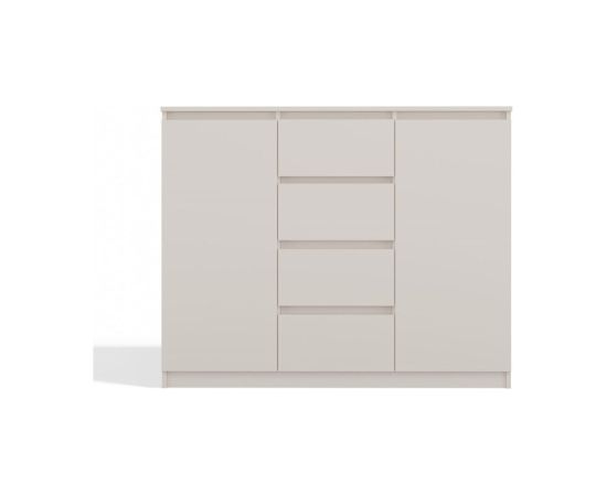 Top E Shop CHEST OF DRAWERS WITH 2 DOORS AND 4 DRAWERS, CASHMERE COLOUR Новинки Для дома и сада 