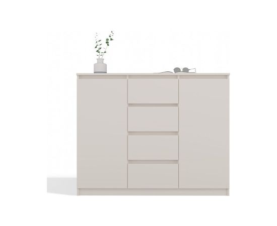 Top E Shop CHEST OF DRAWERS WITH 2 DOORS AND 4 DRAWERS, CASHMERE COLOUR Новинки Для дома и сада 