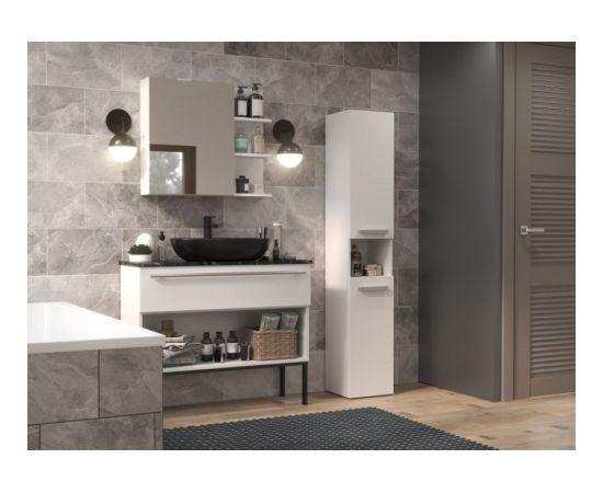 Top E Shop Bathroom cabinet NEL III 31x30x174 cm, matt white Новинки Для дома и сада 