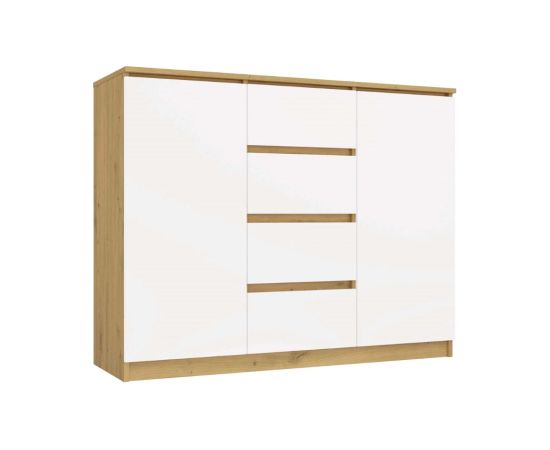Top E Shop ARTISAN 2-DOOR 4-DRAWER CHEST OF DRAWERS/WHITE Новинки Для дома и сада 