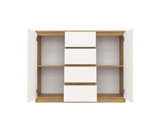Top E Shop ARTISAN 2-DOOR 4-DRAWER CHEST OF DRAWERS/WHITE Новинки Для дома и сада 