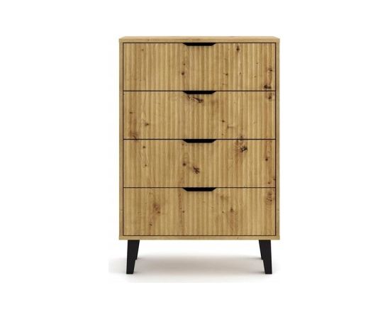 Top E Shop SCANDI 4S SLIM OAK ARTISAN CHEST OF DRAWERS Новинки Для дома и сада 