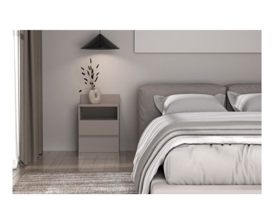 Top E Shop MALWA M1 CLAY COLOUR BEDSIDE TABLE Naktsskapīši