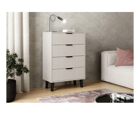 Top E Shop SCANDI 4S SLIM CHEST OF DRAWERS, CASHMERE COLOUR Новинки Для дома и сада 