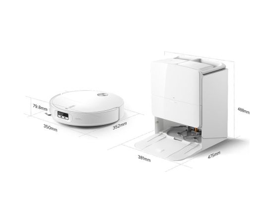 Roborock Qrevo Edge 2 Pro White Bagless Putekļu sūcēji - Roboti