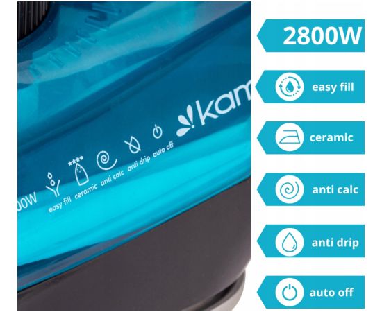 Gludeklis, 2800W, zils, 350ml  6712, KAMILLE Gludekļi un sistēmas