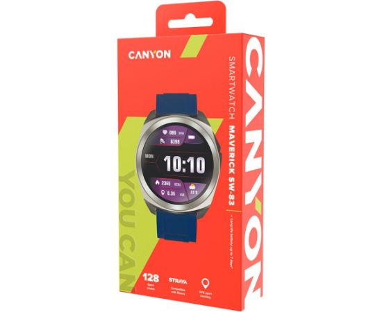 Canyon   CANYON smart watch Maveric SW-83 GPS Silver Blue Smart-Watch Умные часы