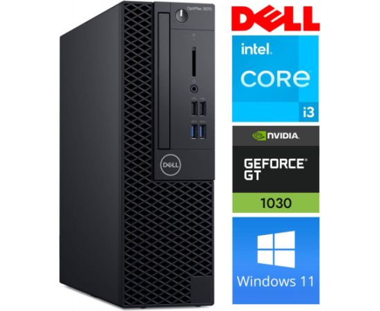 DELL 3070 SFF i3-9100 32GB 256SSD M.2 NVME GT1030 2GB WIN11Pro Kомпьютеры после ремонта
