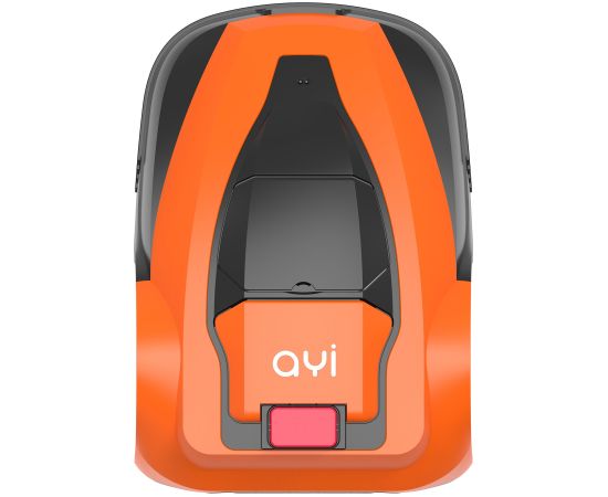 AYI Lawn Mower A1 1400i Orange/Black Mowing Area 1400 m² WiFi APP Yes (Android; iOs) Working time 120 min Brushless Motor Maximum Incline 37 % Speed 22 m/min Waterproof IPX4 68 dB 5200 mAh 180 m boundary wire; 180 pcs. staples; 10 x Cutting Blade Screws;  Газонокосилки-роботы